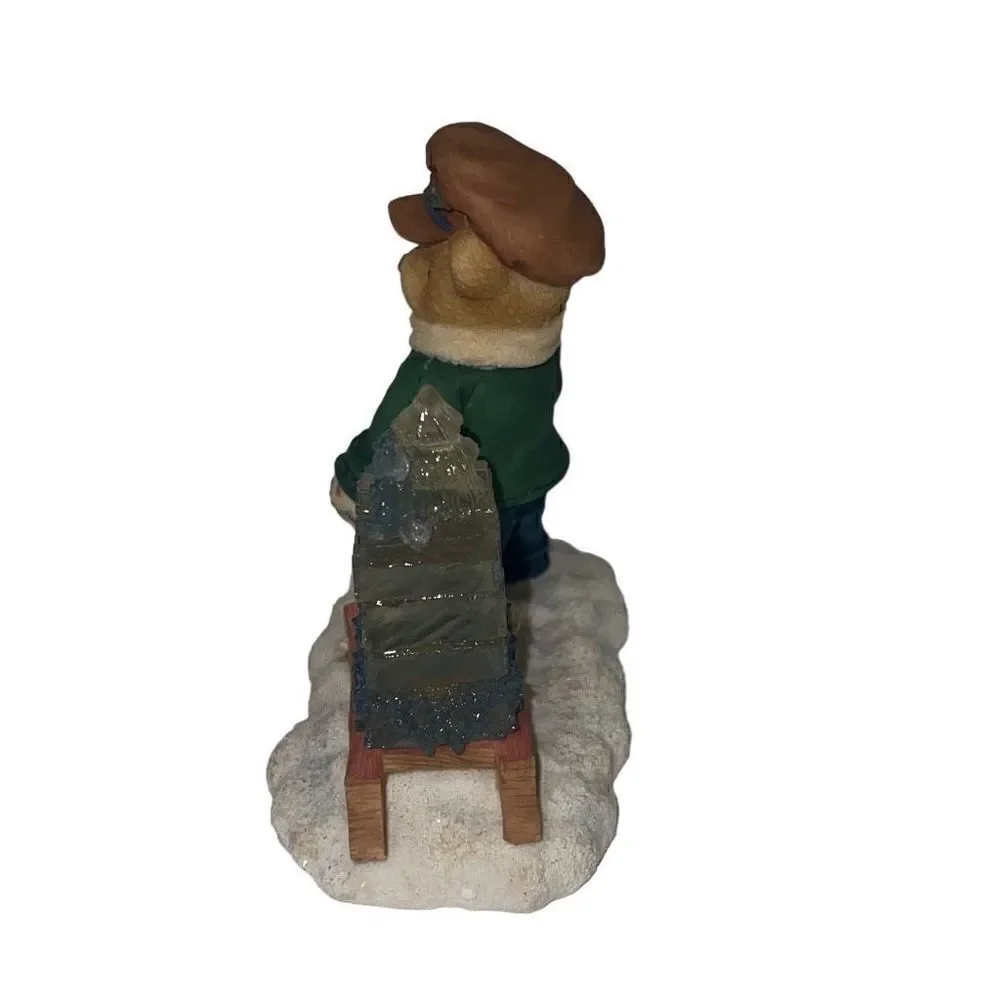 Enesco Cherished Teddies James Going my Way for the Holidays Figurine 1997 READ